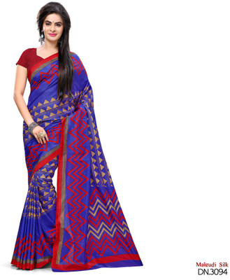 

Sunaina Printed Bhagalpuri Art Silk Saree(Multicolor)