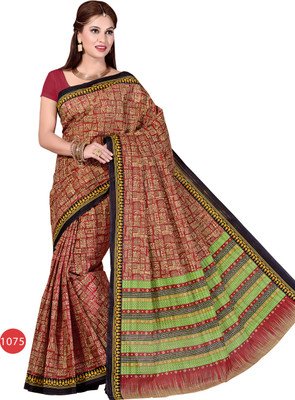 

Hi-Choice Checkered Bhagalpuri Cotton Saree(Multicolor)