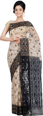 RLBFashion Self Design Jamdani Handloom Cotton, Silk Saree(Multicolor) Flipkart