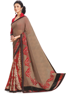 

Ridham Sarees Self Design Fashion Handloom Georgette Saree(Multicolor)