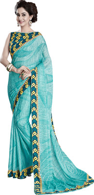 

Khoobee Self Design Fashion Chiffon Saree(Light Green)