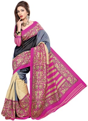 

Lovelylook Printed Daily Wear Silk Saree(Multicolor), Multi