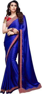 

Saara Self Design Fashion Georgette Saree(Blue)