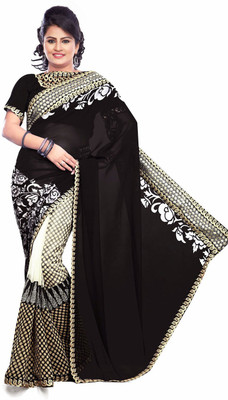 

Indian Wear Online Printed Fashion Georgette Saree(Multicolor), Multicolor620