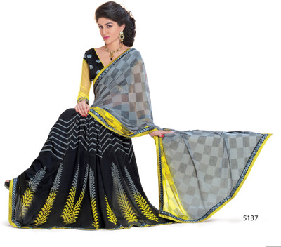 

Ridham Sarees Embroidered Fashion Handloom Georgette Saree(Multicolor)