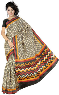 

Ishin Printed Fashion Art Silk Saree(Multicolor)
