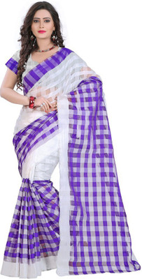 

LaazreeFashion Solid Bollywood Raw Silk Saree(Purple)
