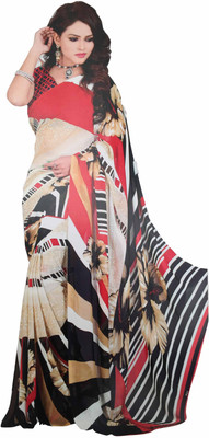 

Aarti Apparels Printed Fashion Chiffon Saree(Multicolor)