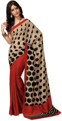 

Indian Wear Online Printed Fashion Pure Chiffon Saree(Multicolor)