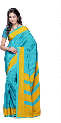 

Hi-Choice Printed Fashion Crepe Saree(Light Blue)