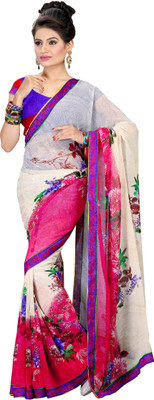 

Ewows Printed Fashion Georgette Saree(Multicolor)