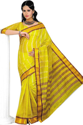 

Lilly Self Design Fashion Cotton Saree(Multicolor)