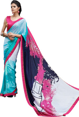 

Brijraj Printed Fashion Georgette Saree(Multicolor)