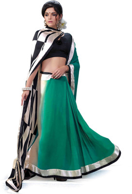 

Ridham Sarees Printed Fashion Crepe Saree(Multicolor)