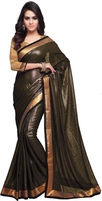 

Sourbh Sarees Embellished Fashion Georgette Saree(Black)