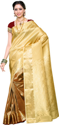 

Mimosa Woven Kanjivaram Art Silk Saree(Multicolor), Multy