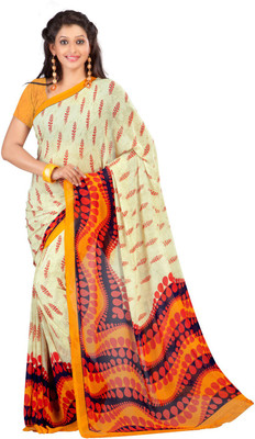 

Party Wear Dresses Printed Fashion Art Silk Saree(Multicolor), Multicolor255