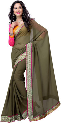 

Suvastram Solid Fashion Georgette Saree(Multicolor)