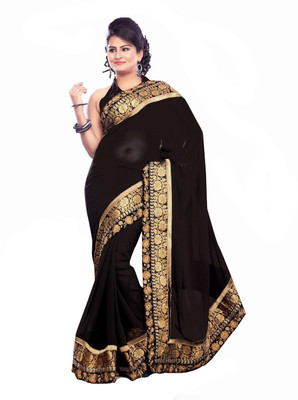 

Party Wear Dresses Printed Fashion Georgette Saree(Multicolor), Multicolor590