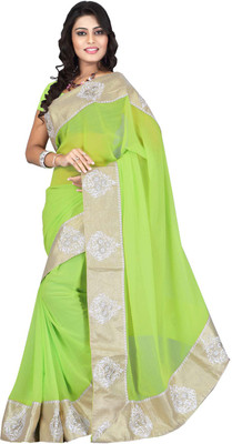 

Indian Wear Online Printed Fashion Georgette Saree(Multicolor), Multicolor596