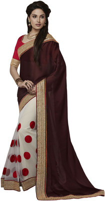

Desi Butik Self Design Fashion Chiffon Saree(Purple)