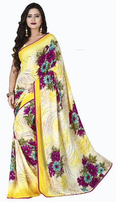

Khushali Self Design, Printed Fashion Georgette Saree(Yellow, Multicolor), Multicolor;yellow