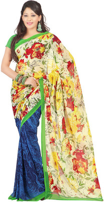 

Indian Wear Online Printed Fashion Art Silk Saree(Multicolor), Multicolor179