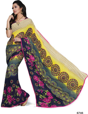 

Ridham Sarees Printed Daily Wear Chiffon Saree(Multicolor)