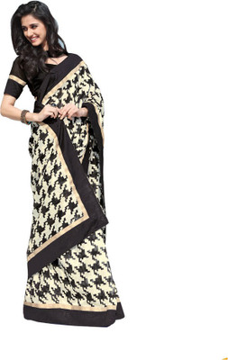 

Indian Wear Online Printed Fashion Pure Chiffon Saree(Multicolor)