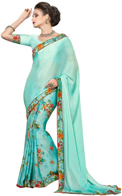 

Jiya Self Design, Printed, Embellished Fashion Satin Saree(Multicolor)