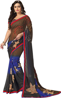 

Saara Printed Fashion Georgette Saree(Multicolor), Multicolour
