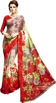 

Jiya Self Design, Printed Fashion Georgette Saree(Multicolor)
