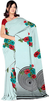 

Lovelylook Printed Fashion Georgette Saree(Green), Sea green
