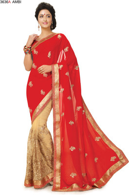 

Ridham Sarees Self Design Fashion Georgette Saree(Multicolor)