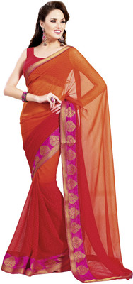 

Vishal Solid Fashion Georgette Saree(Maroon)