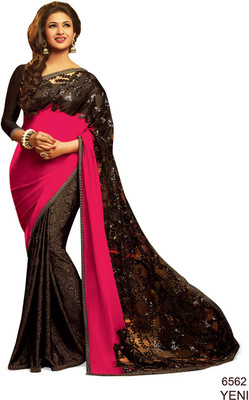 

Ridham Sarees Self Design Fashion Georgette Saree(Multicolor)