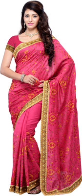 

JTInternational Self Design Fashion Art Silk Saree(Multicolor)