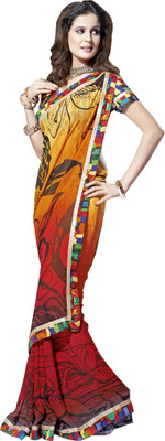 

Ewows Printed Fashion Georgette Saree(Multicolor)