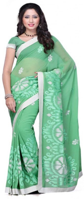

Meghdoot Self Design Fashion Chiffon Saree(Light Green)
