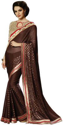 

Kintu Designs Pvt. Ltd. Self Design Fashion Georgette Saree(Pink)
