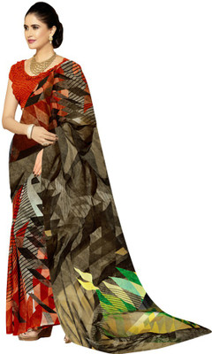 

Khoobee Printed Fashion Georgette Saree(Orange, Multicolor), Multicolor;orange;yellow