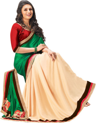 

Ridham Sarees Embellished, Embroidered Fashion Georgette Saree(Multicolor)