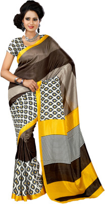 

Sunaina Printed Fashion Art Silk Saree(Multicolor)