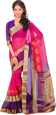 

Sunaina Printed Fashion Art Silk Saree(Multicolor)