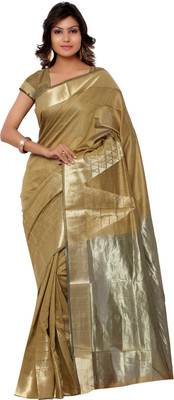

Parisha Printed Daily Wear Cotton Saree(Beige)