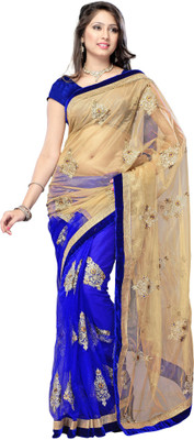 

Aksh Fashion Embroidered Bollywood Georgette Saree(Multicolor)