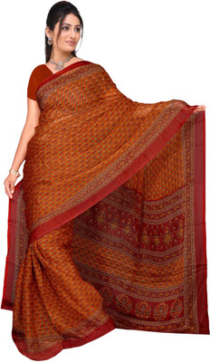 

Khushali Self Design, Printed Fashion Chiffon Saree(Multicolor), Multicolor;orange