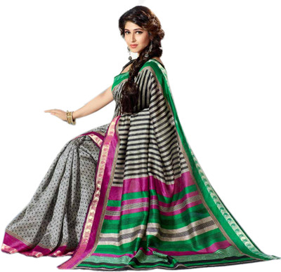 

Sunaina Printed Daily Wear Synthetic Saree(Multicolor)