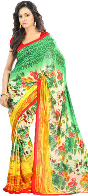 

Indian Wear Online Printed Fashion Art Silk Saree(Multicolor), Multicolor228