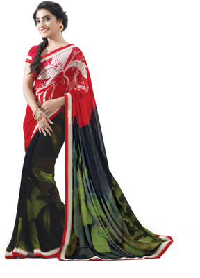 

Ridham Sarees Printed Fashion Handloom Georgette Saree(Multicolor)